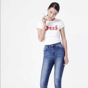 ‼️SOLD‼️ L’école Des Femmes oui/non shirt